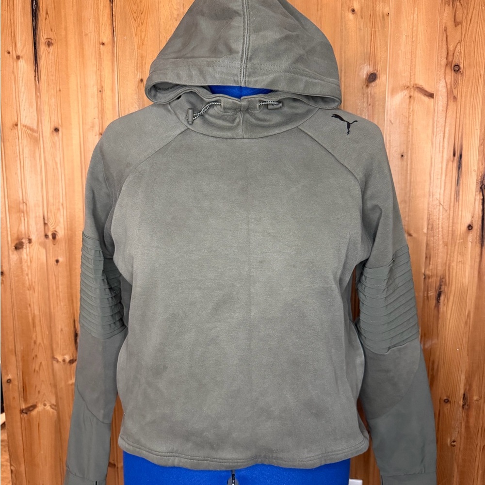 Puma Khaki Green Sweatshirt